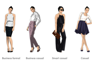 smart business attire female